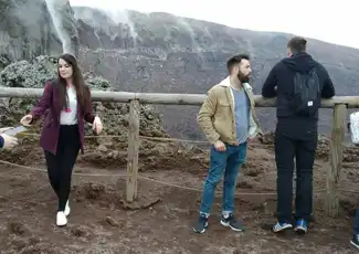 Pompeji & Vesuv: Führung + Hin- und Rückfahrt ab Neapel, Ercolano, Italien. Pompeji & Vesuv: Führung + Hin- und Rückfahrt ab Neapel, Ercolano, Italien.