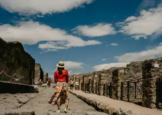 Pompeji: Geführte Tour für kleine Gruppen ab Rom + Hin- und Rückfahrt mit dem Hochgeschwindigkeitszug, Rom, Italien. Pompeji: Geführte Tour für kleine Gruppen ab Rom + Hin- und Rückfahrt mit dem Hochgeschwindigkeitszug, Rom, Italien.