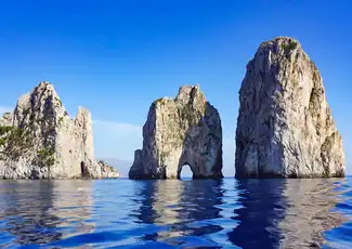 Inseltour Capri ab Sorrent, Capri, Italien. Inseltour Capri ab Sorrent, Capri, Italien.