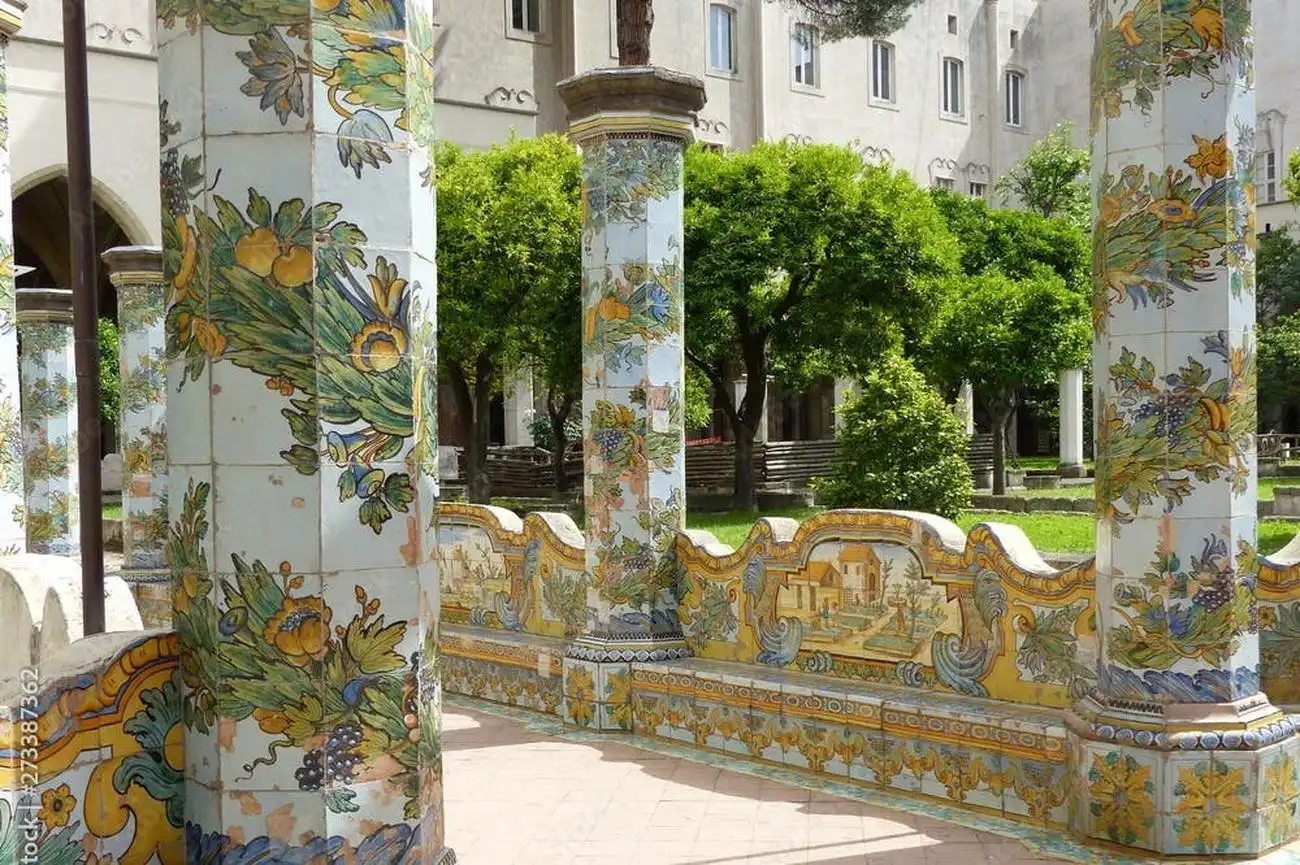 Neapel Walking Tour mit Chiostro Santa Chiara & Der verschleierte Christus, Neapel, Italien. Neapel Walking Tour mit Chiostro Santa Chiara & Der verschleierte Christus, Neapel, Italien.