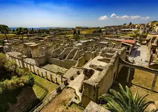 Pompeji: Zugtransfer von/nach Herculaneum, Pompeji, Italien. Pompeji: Zugtransfer von/nach Herculaneum, Pompeji, Italien.